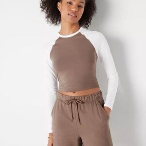 Victoria Secret’s PINK Raglan Long Sleeve Shirt